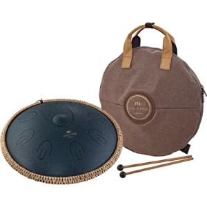 Meinl Sonic Energy 16" Octave Steel Tongue Drum (D Amara, 9 Notes, 440 Hz, Navy Blue)